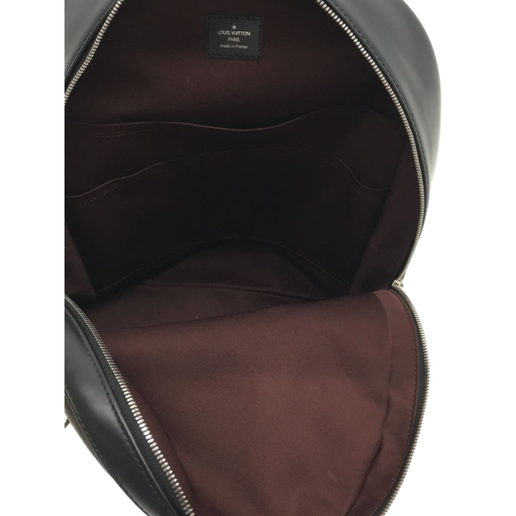 Louis Vuitton Monogram Macassar Leather Backpack Black - Picture 6 of 6